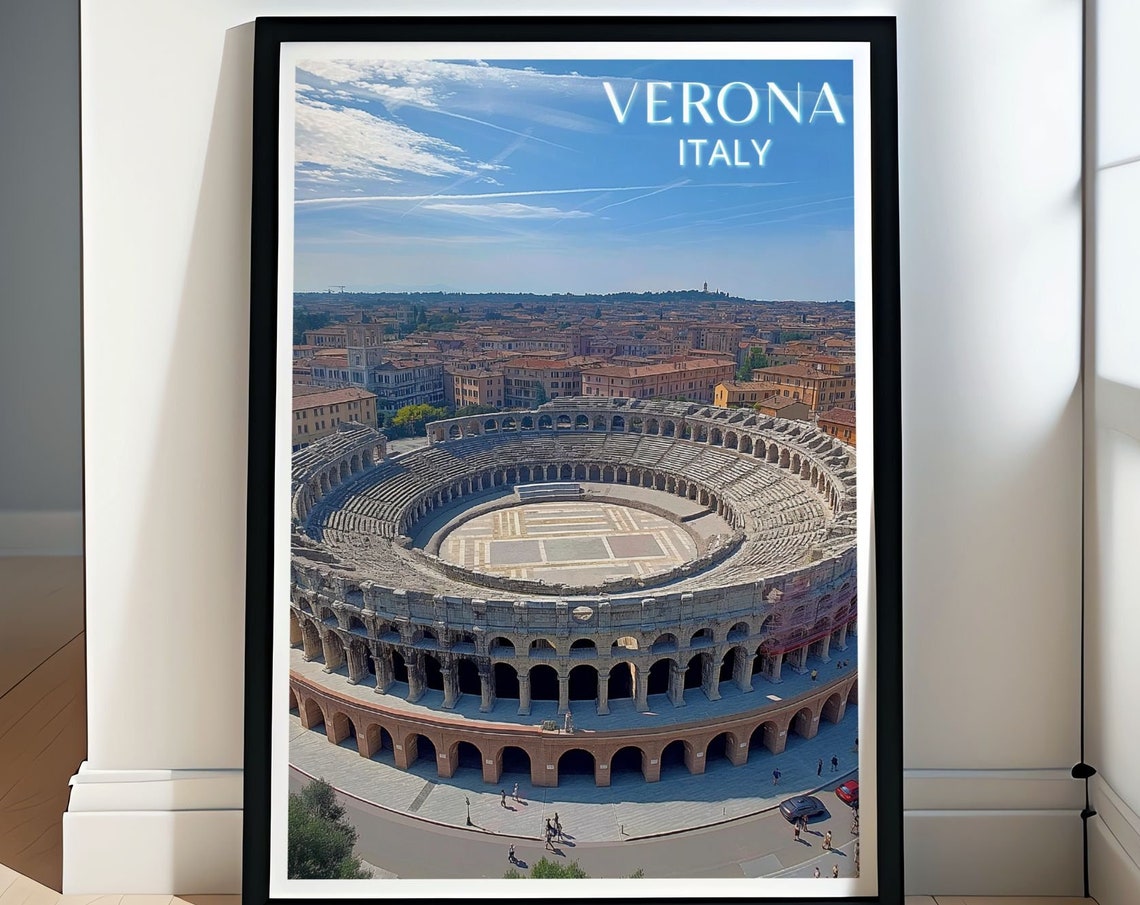 Verona Wall Art And Italian Travel Posters Arena De Verona Artwork Arena De Verona Gifts And Wall Art Verona Travel Prints