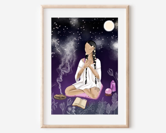 Universes Aura Spiritual Cosmic Manifestation Art Print