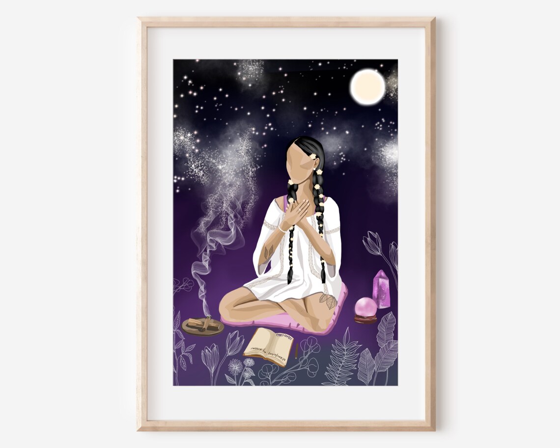 Universes Aura Spiritual Cosmic Manifestation Art Print