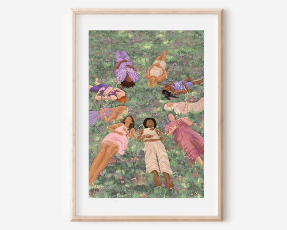 Universal Connection Boho Friendship Art Print