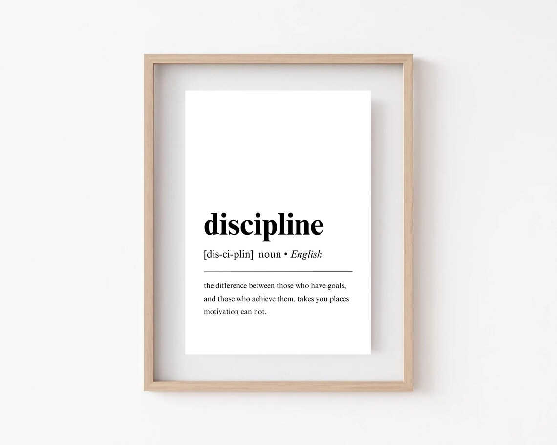 Gym Motivational Office Definition Poster, Fitness Decor - Image 2