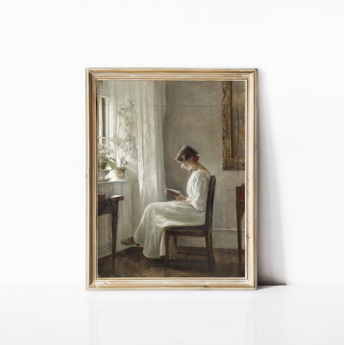 Vintage Painting Antique Art Print, Vintage Style