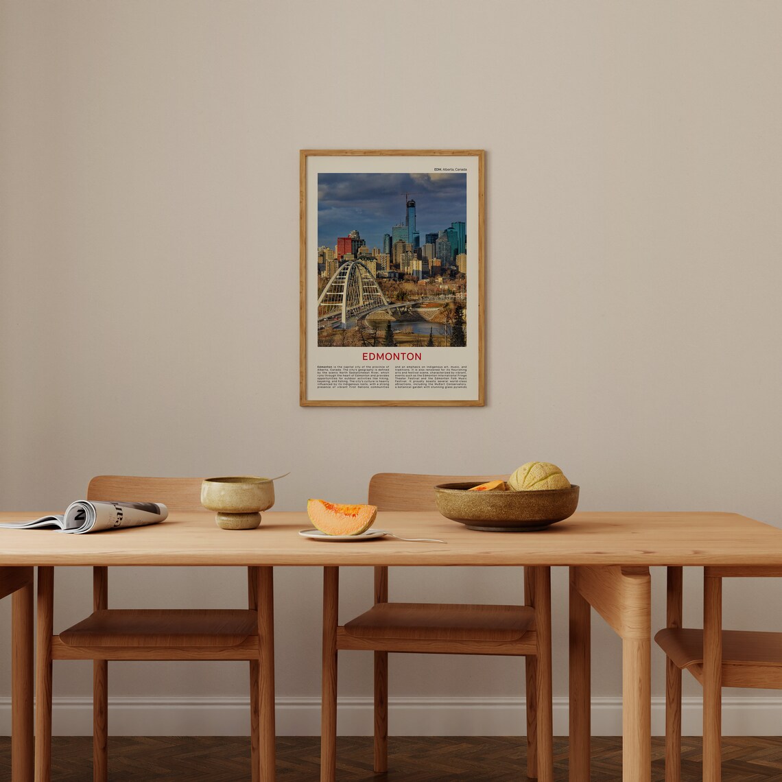 Edmonton Travel Poster, Alberta Wall Decor - Image 4