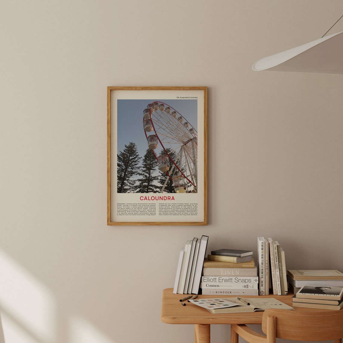 Caloundra Ferris Wheel Sunshine Coast Queensland Australia Print - Image 2