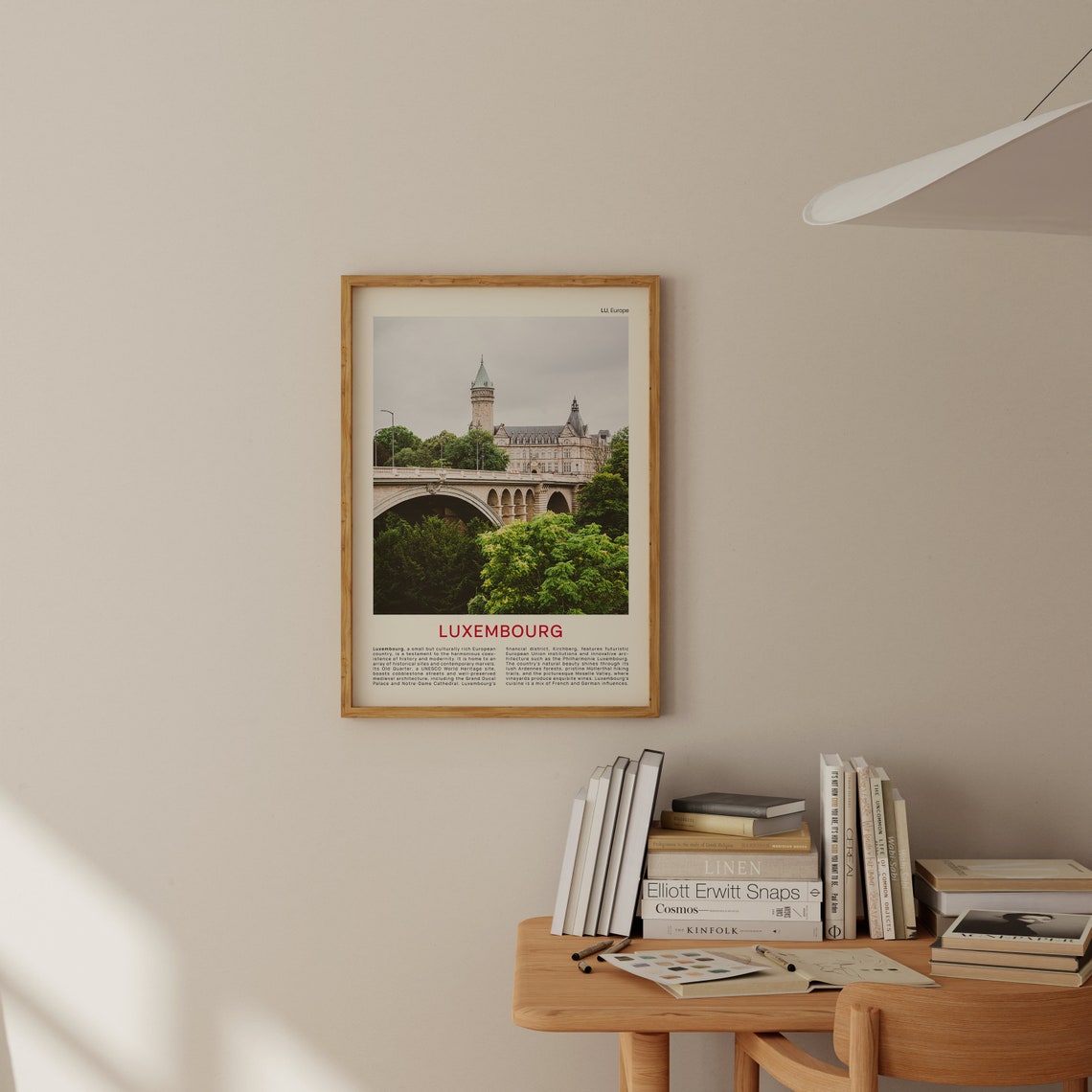 Luxembourg Print Film Photo Luxembourg Wall Art Luxembourg Poster Luxembourg Photo Luxembourg Poster Print Luxembourg Wall Decor - Image 2