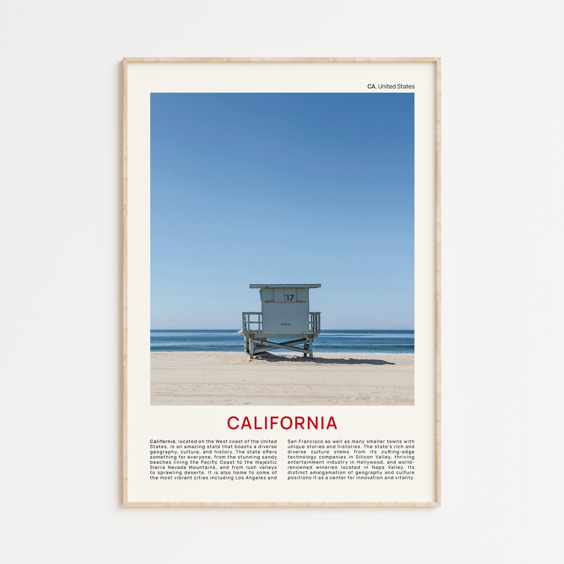 California Print Film Photo California Wall Art California Poster California Poster Print Usa Wall Decor United States Photo Usa Print
