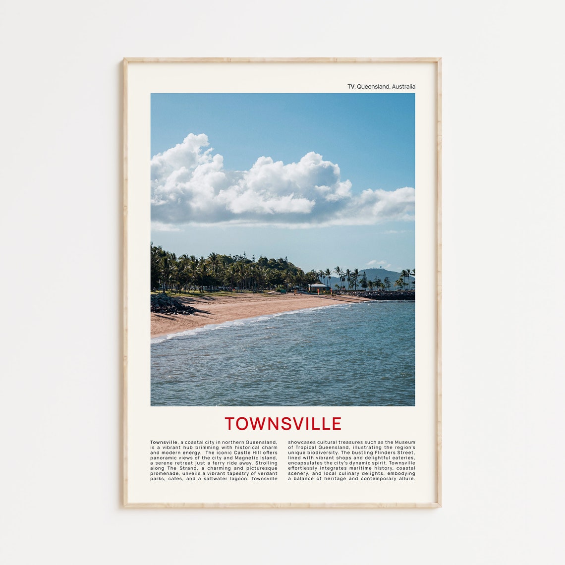 Townsville Print Film Photo Townsville Wall Art Townsville Poster Townsville Photo Townsville Poster Print Townsville Qld Australia Art