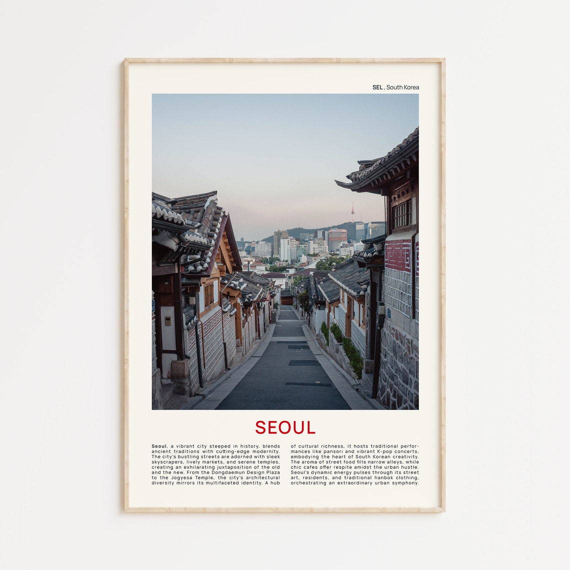 Seoul Print Film Photo Seoul Wall Art Seoul Poster Seoul Photo Seoul Poster Print South Korea Wall Decor South Korea Poster Print