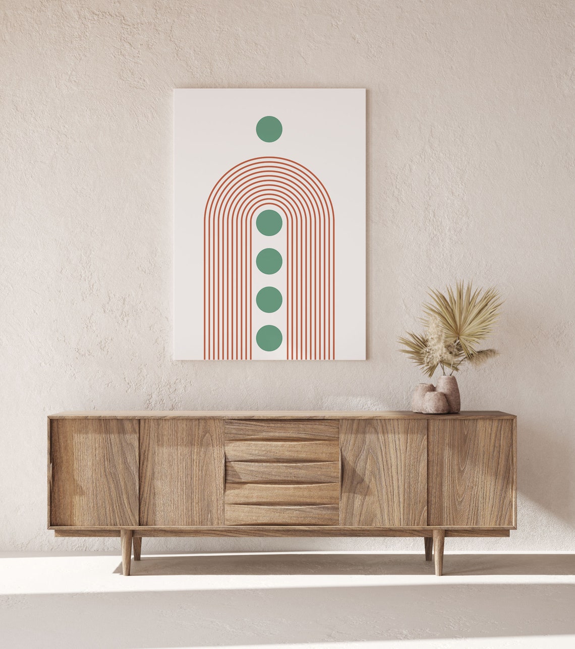 Geometric Abstract Art Scandinavian Room Decor Abstract Shapes Scandi Poster Modern Abstract Wall Art Instant - Image 4