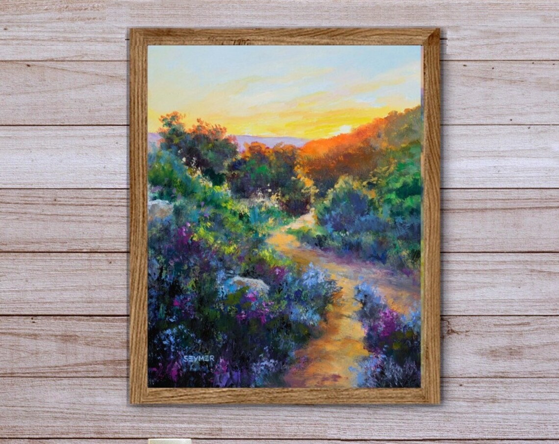 Tuscany Summer Landscape, Contemporary Art Print - Image 5