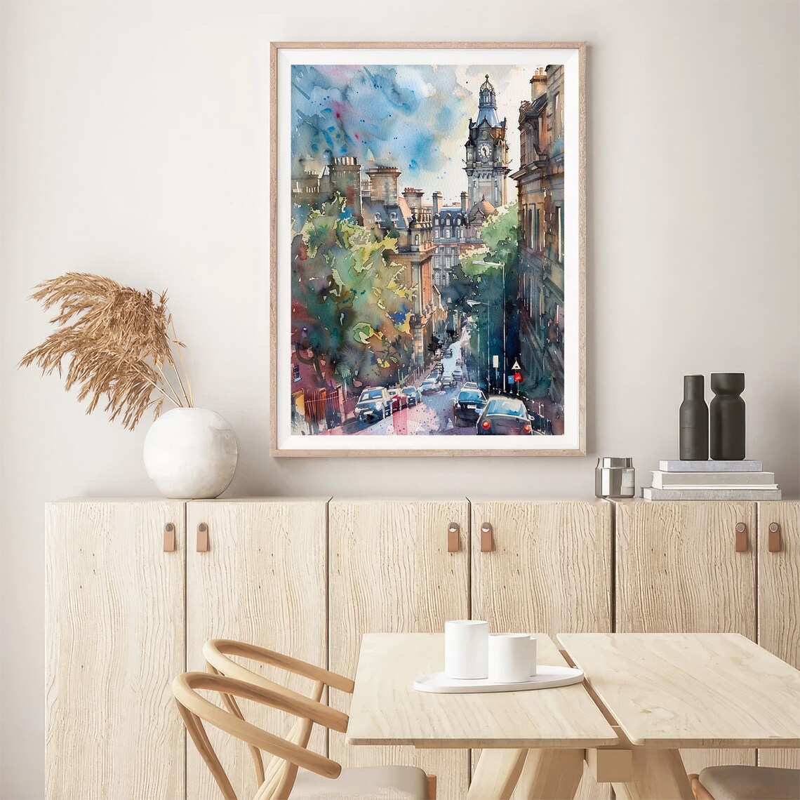 Edinburgh Painting Scottish Wall Art Print - Image 5
