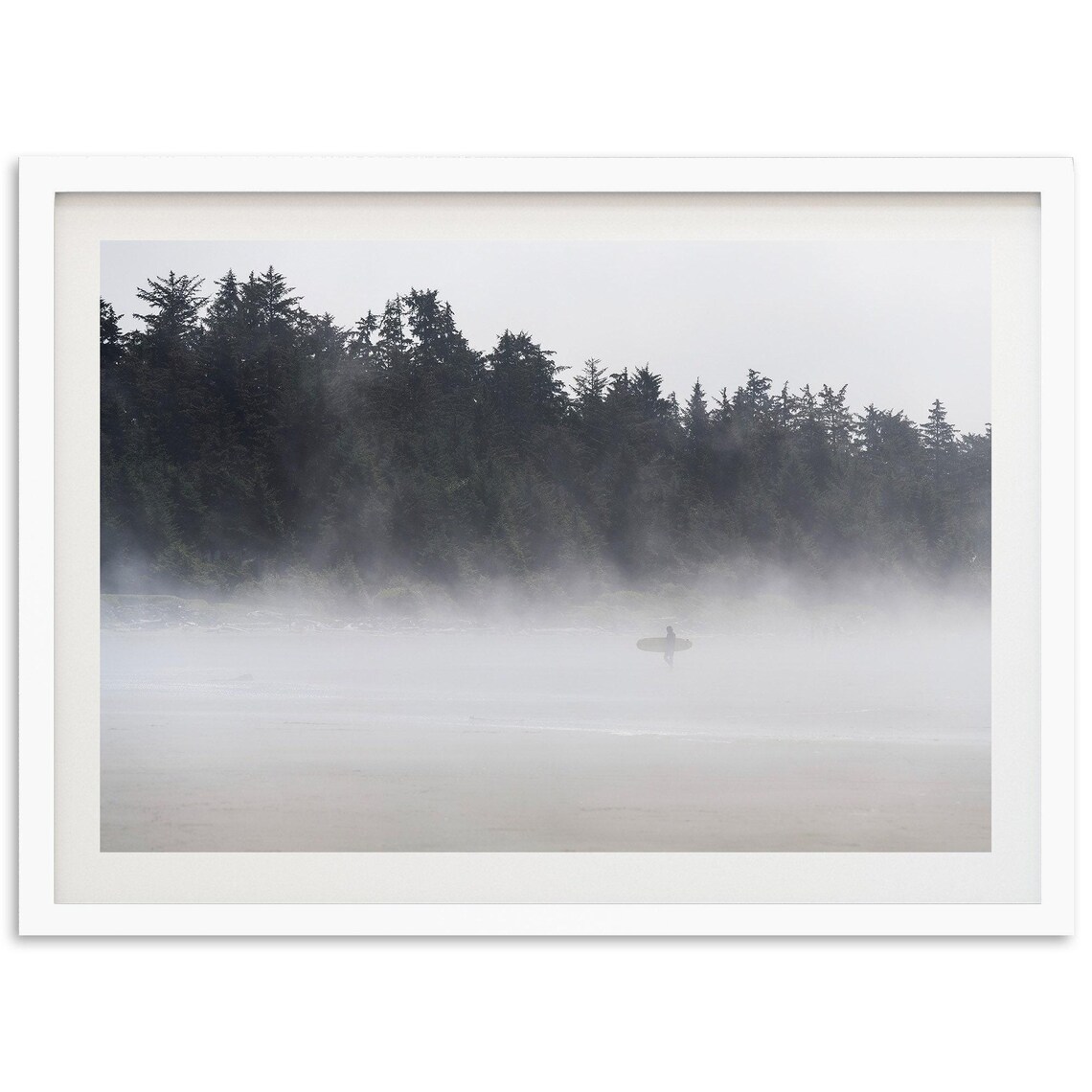 Surf Photography Print, Minimalist Ocean Beach Art