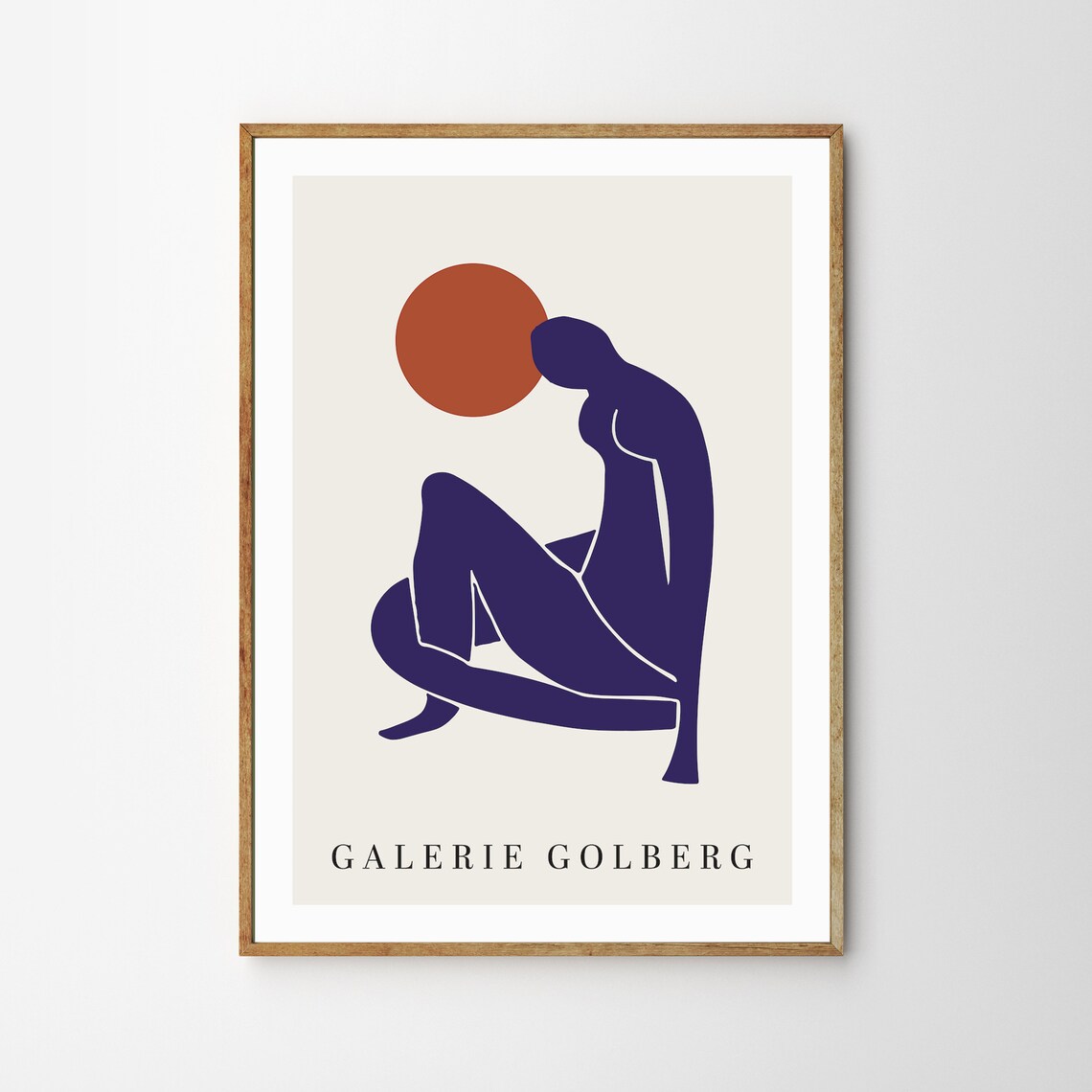 Matisse Blue Nude Abstract Poster, Minimalist Art - Image 4