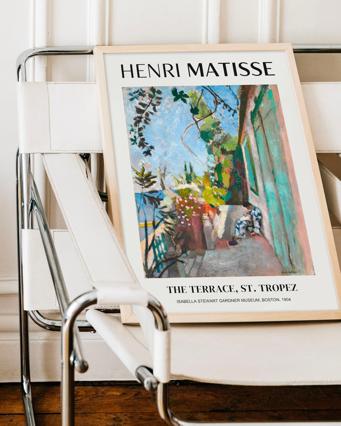 Henri Matisse The Terrace St Tropez 1904 Fauvist Color Poster - Image 2