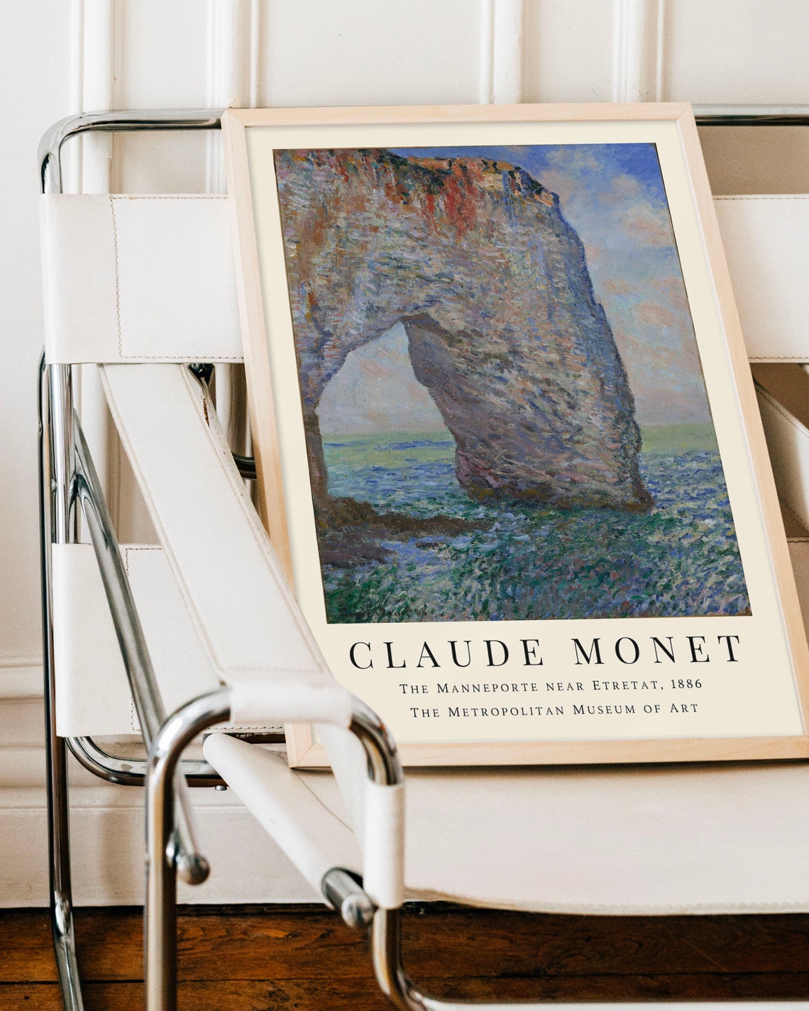 Claude Monet The Manneporte near Etretat 1886 Rock Arch Poster - Image 2