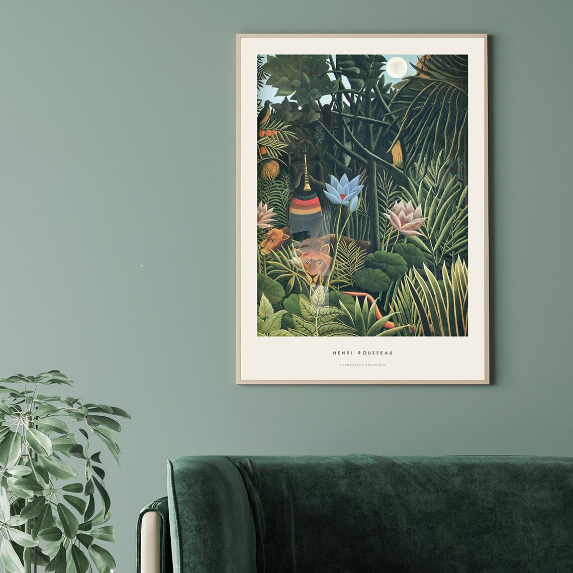 Rousseau Archaic Innocence Exhibition Poster Art Print - Image 2
