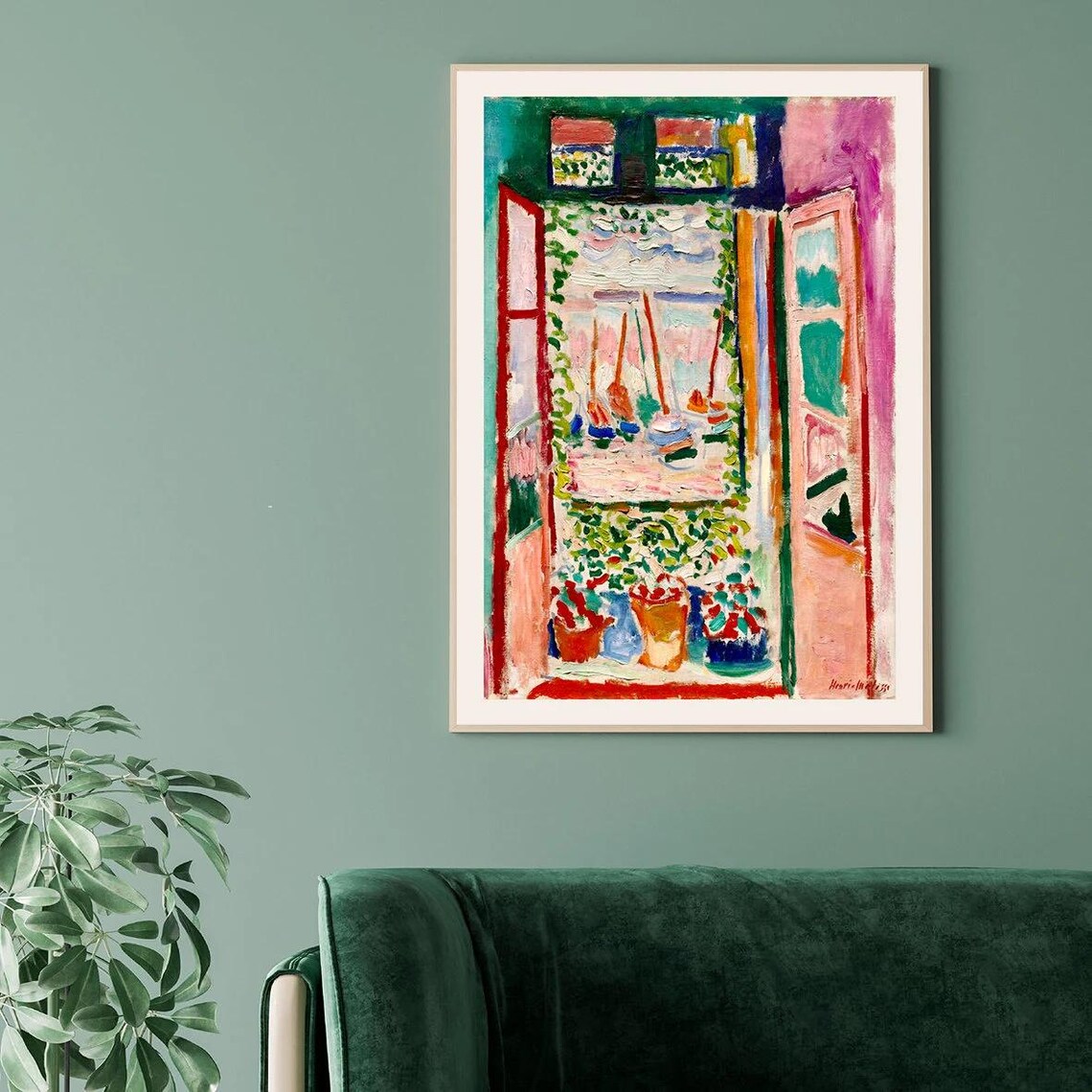 Matisse Open Window Collioure Nature Art Print - Image 2