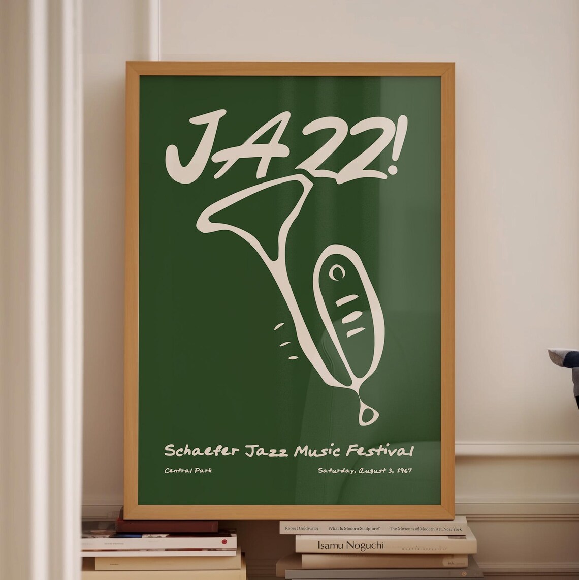 Schaefer Jazz Music Festival 1967 Central Park Retro Concert Poster