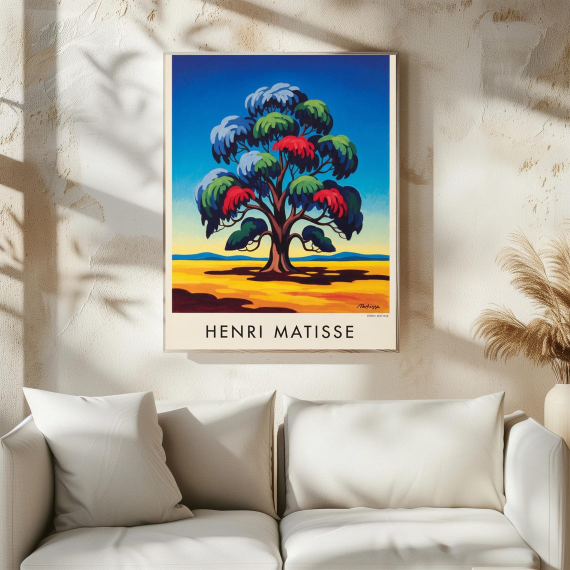 Henri Matisse Bold Color Tree Fauvist Style Classic Art Poster