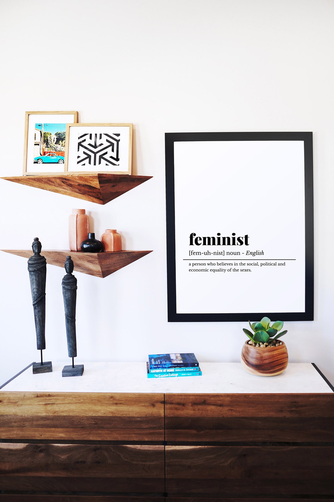 Feminist Definition Equality Quote Inspirational Wall Decor Print - Image 3