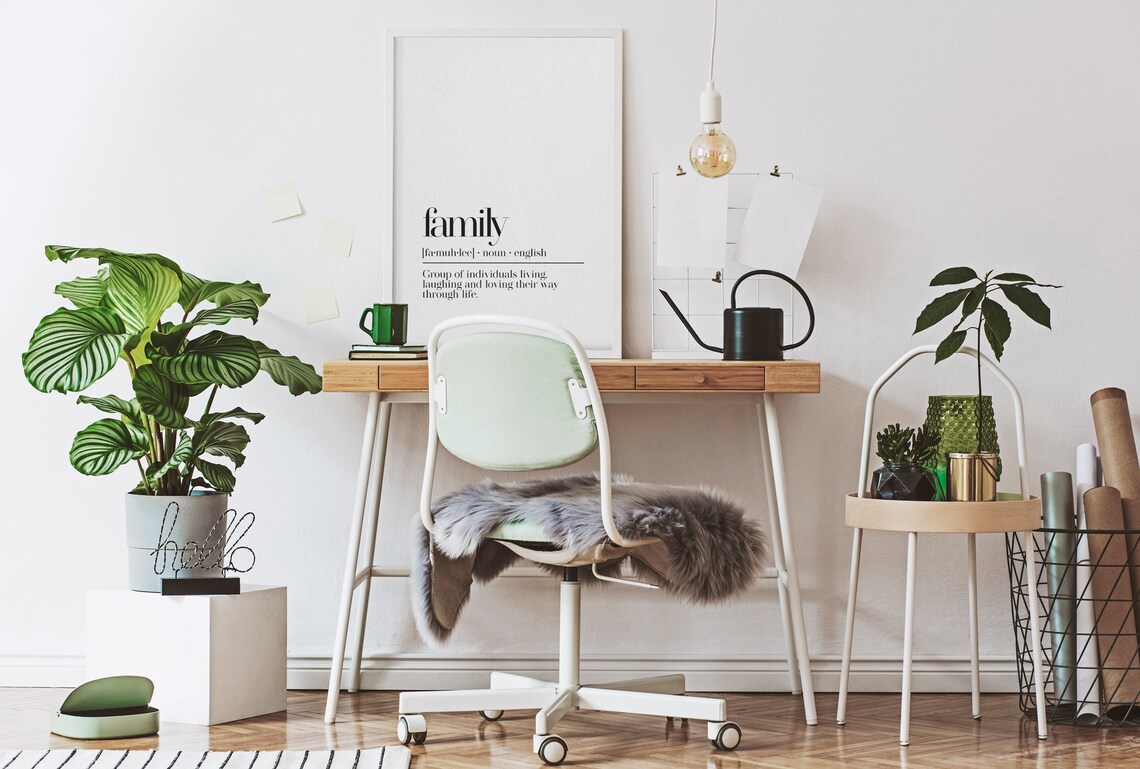 Family Definition Print Wall Art Family Wall Art Home Office Decor Living Room Decor Dictionary Art Family Quote Print - Image 4