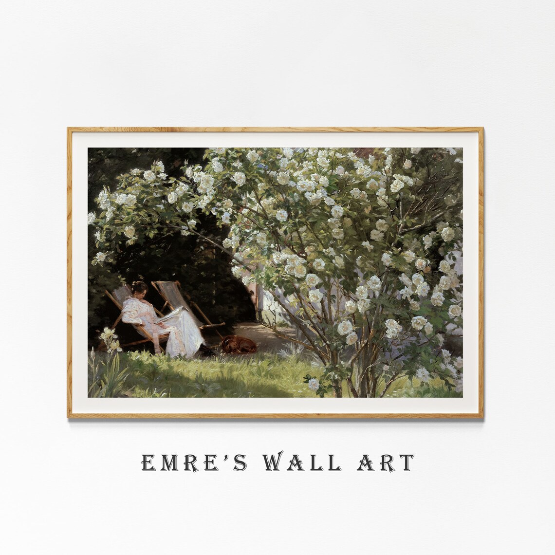 Vintage Summer Painting, French Country Art Print - Image 4