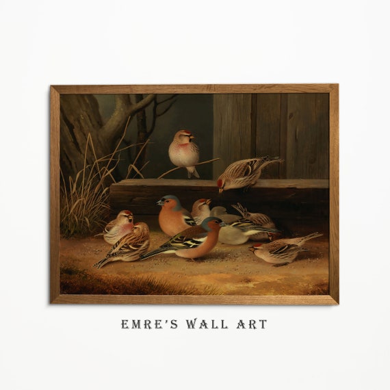 Rustic Country Farmhouse Farm Animal Art Print