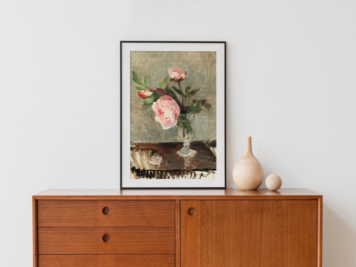 Vintage Flower Painting Print Vintage Rose Print Roses Art Print Still Life Oil Painting Vintage Art - Image 2