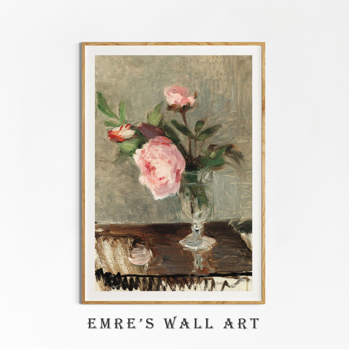 Vintage Flower Painting Print Vintage Rose Print Roses Art Print Still Life Oil Painting Vintage Art - Image 4