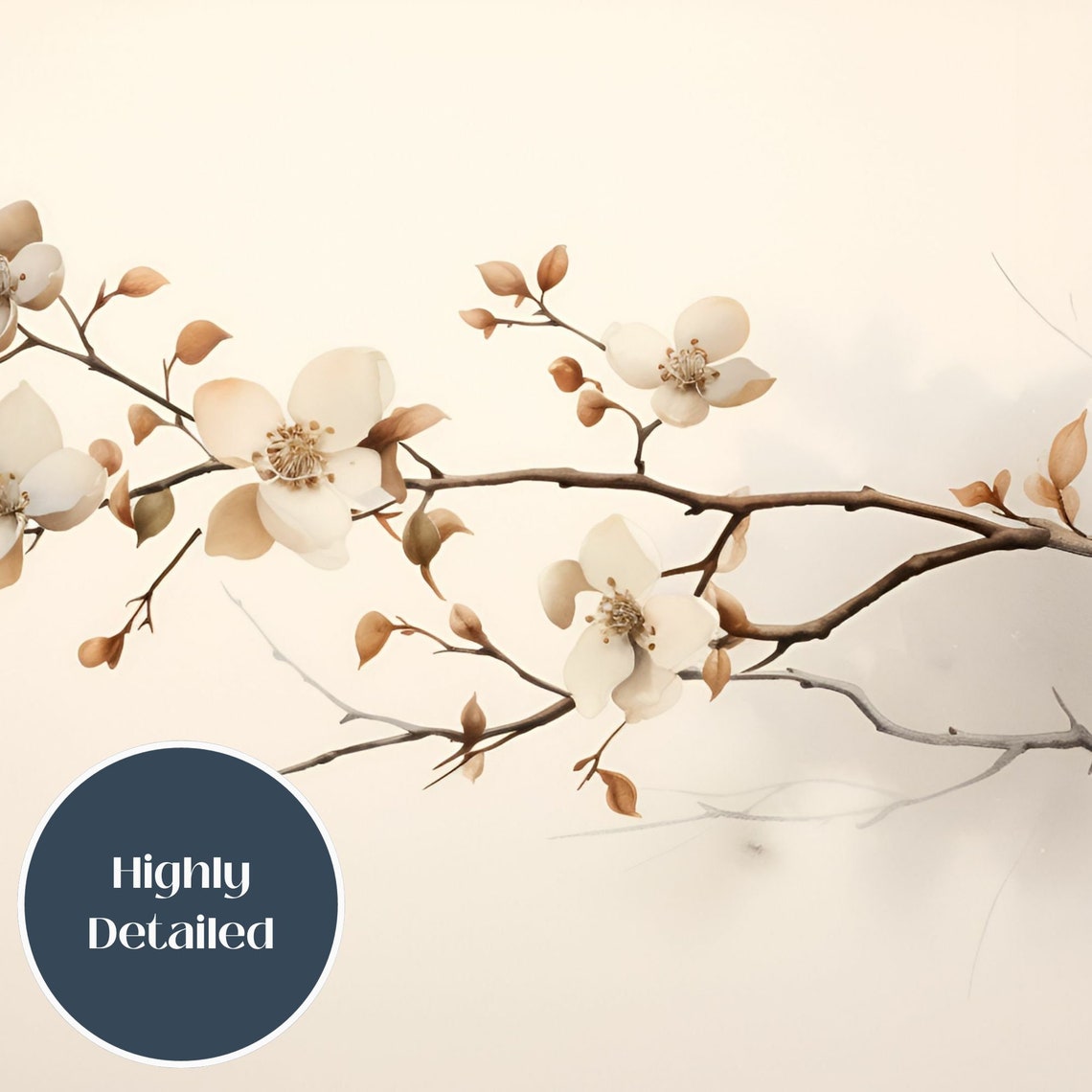 Spring Blooms, Floral Art Print - Image 3