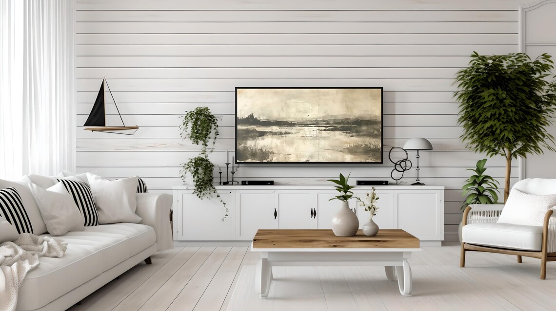 Frame Tv Art Antique Sketch Landscape Frame Tv Art Frame Tv Art Vintage Landscape Frame Tv Art Vintage Oil Painting Frame Tv Art - Image 2