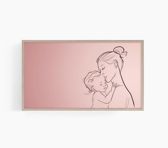 Mothers Day Frame Tv Art Happy Mothers Day Frame Tv Art Frame Tv Art Mothers Day Momma Frame Tv Art T580