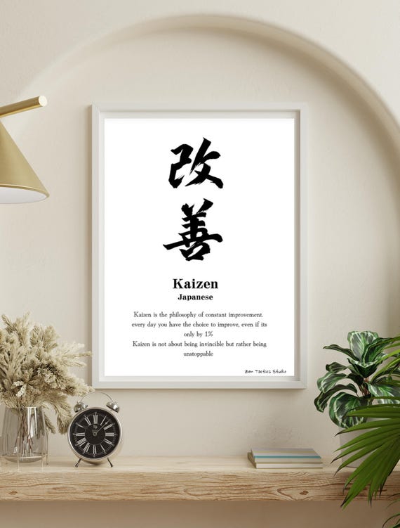 1zen Wall Artwarrior Wisdom Printmotivational Buddhist Quotemindfulness Decorspiritual Home Posterpeaceful Art Workdigital