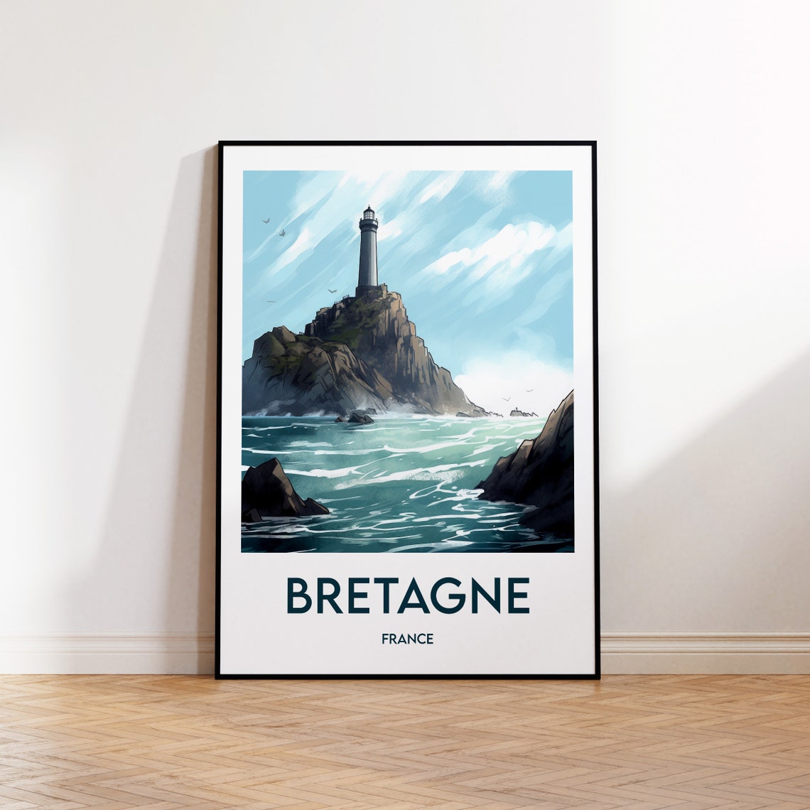 Brittany France Travel Poster Print