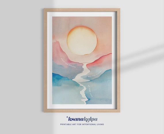 Trust The Process Therapy Office Art Print