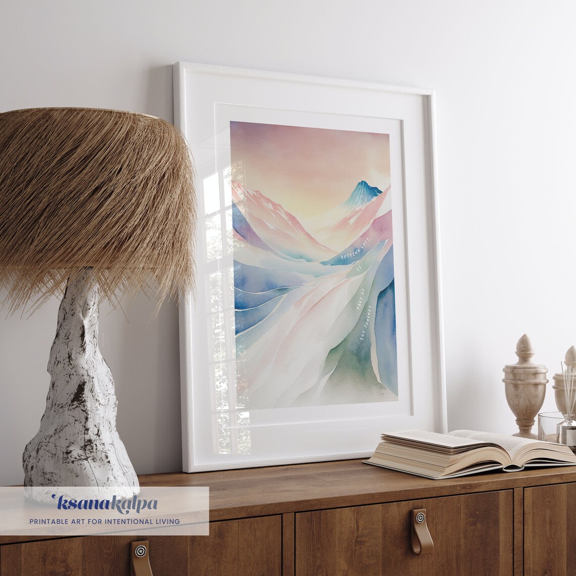 Lost In Journey Therapy Office Wall Art Print - Image 4