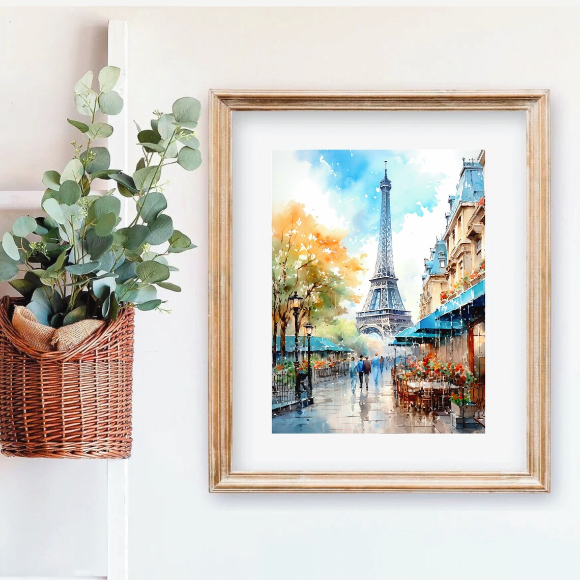 Paris Eiffel Tower Wall Art Print - Image 2