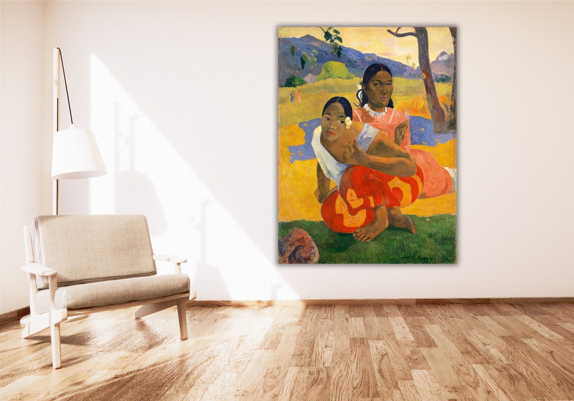 Paul Gauguin When Will You Marry Classic Tahitian Women Art Poster - Image 2