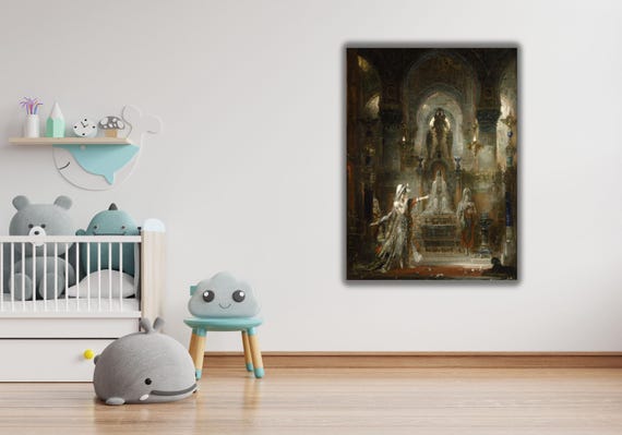 Gustave Moreau Wall Artsalom Dancing Before Herod 1876 Gustave Moreau Poster Vintage Art Fine Art Poster Home Decor