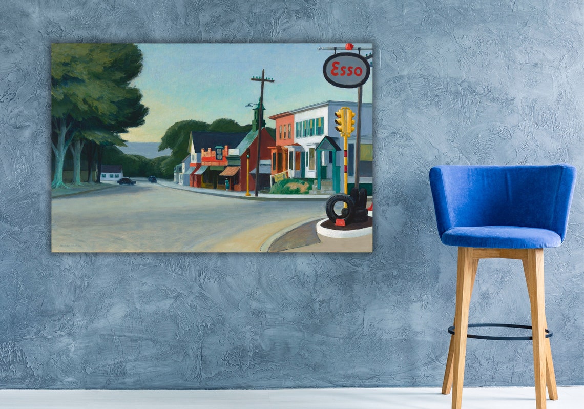 Edward Hopper Art Reproduction Classic Art Print Art Print Portrait Of Orleans By Hopper Print Hopper Portraits Of America - Image 3