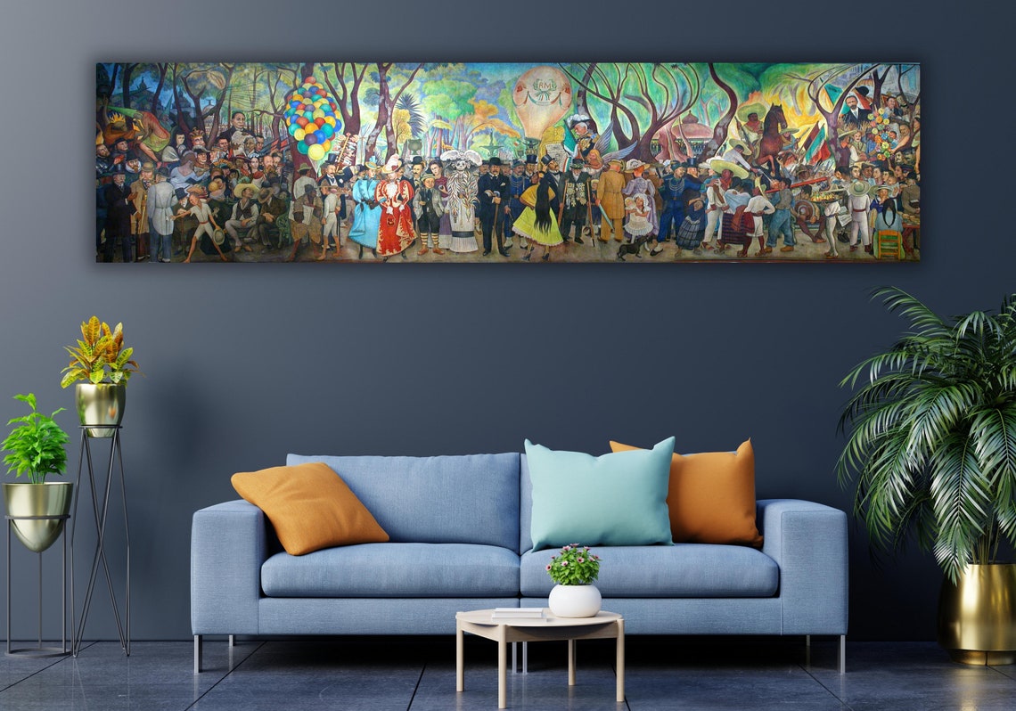 Diego Rivera Dream Of A Sunday Afternoon Alameda Mural Poster - Image 3