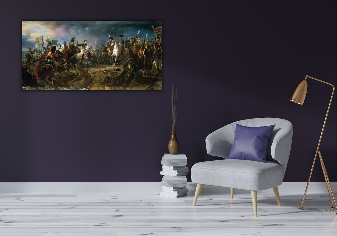 Francois Gerard Battle of Austerlitz Napoleon on Horseback War Poster - Image 2