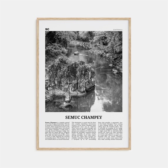 Semuc Champey, Guatemala Travel Poster