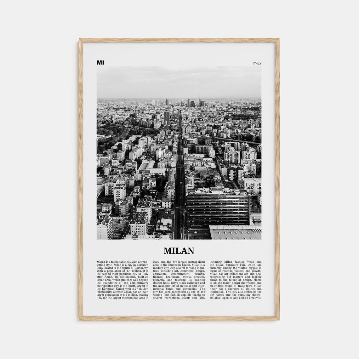 Milan Print Black And White No 2 Milan Wall Art Milan Poster Milan Photo Milan Wall Decor City Art Print Italy Milano Italia