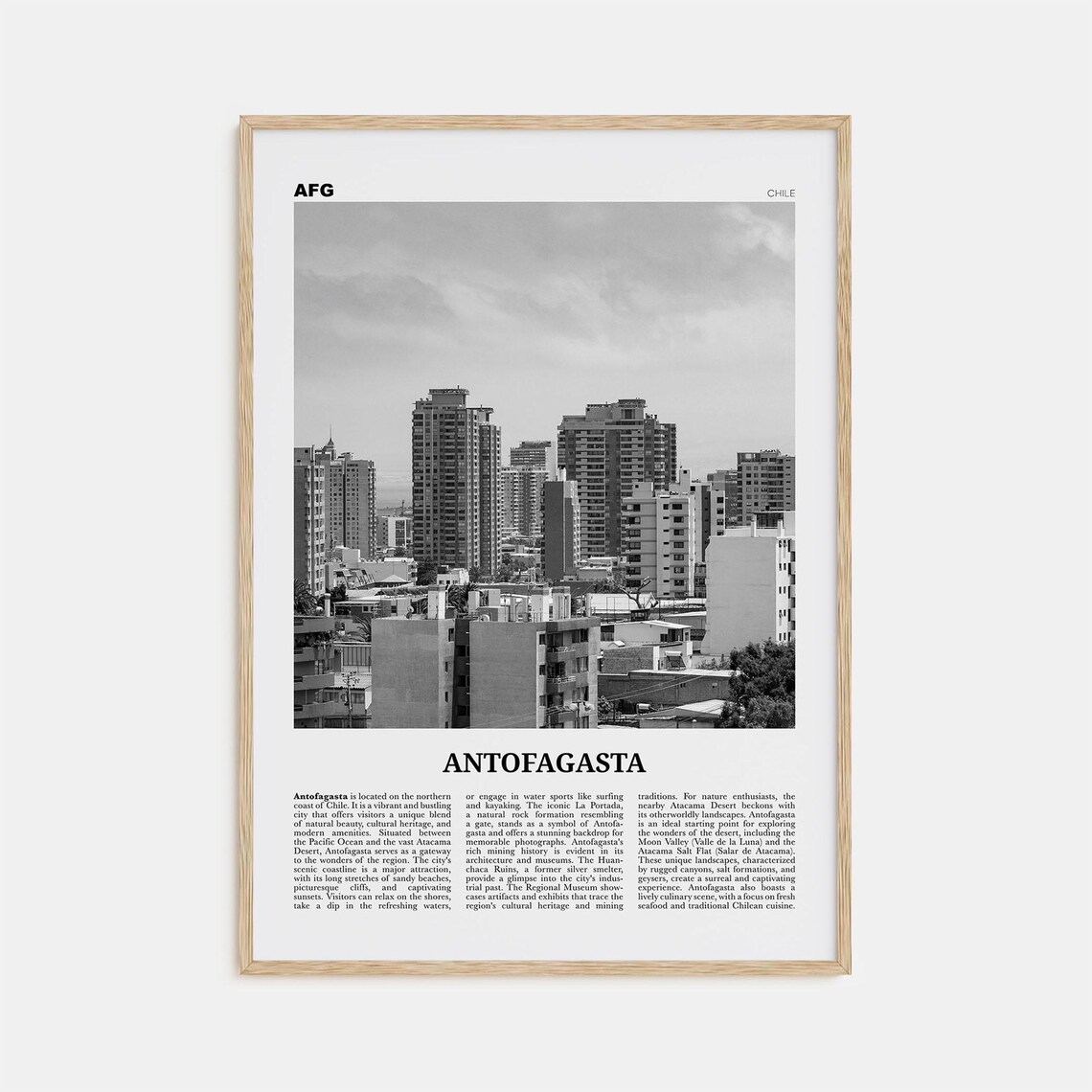 Antofagasta Print Black And White Antofagasta Wall Art Antofagasta Poster Antofagasta Photo Antofagasta Wall Dcor Antofagasta Chile