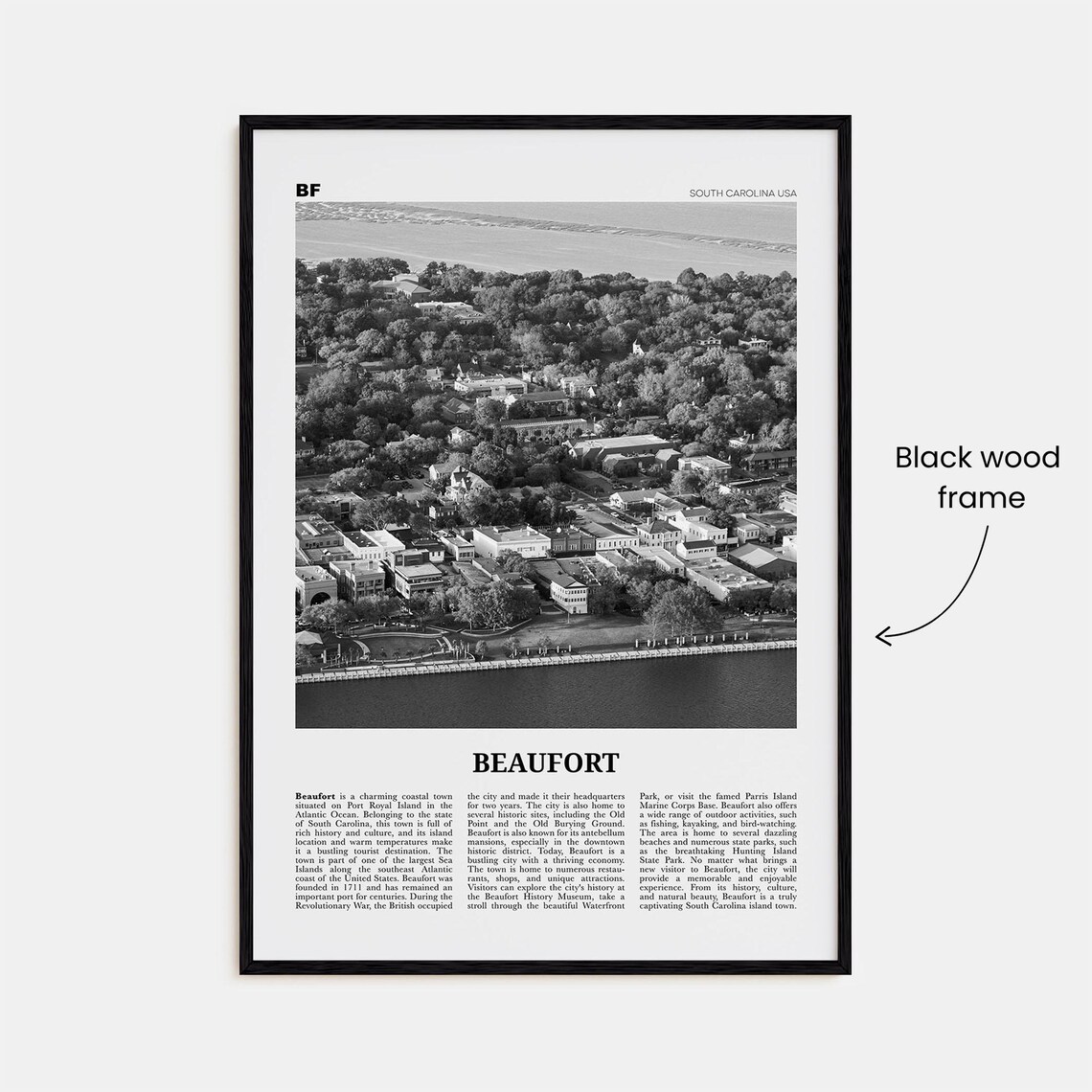 Beaufort, South Carolina Travel Poster Art Print - Image 3