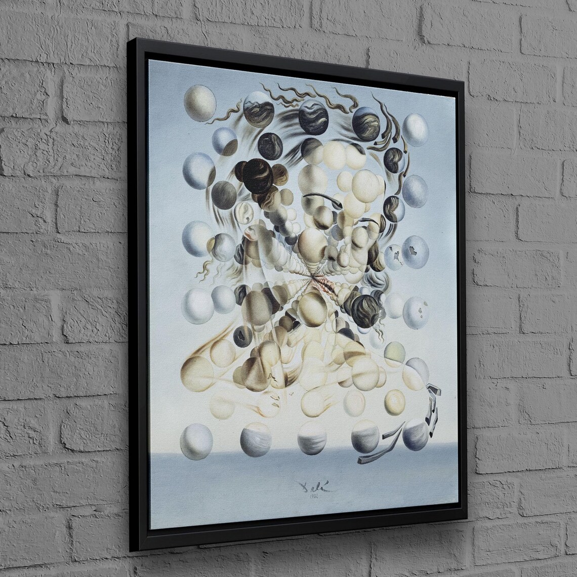 Salvador Dali Galatea of the Spheres Surrealist Classic Art Poster