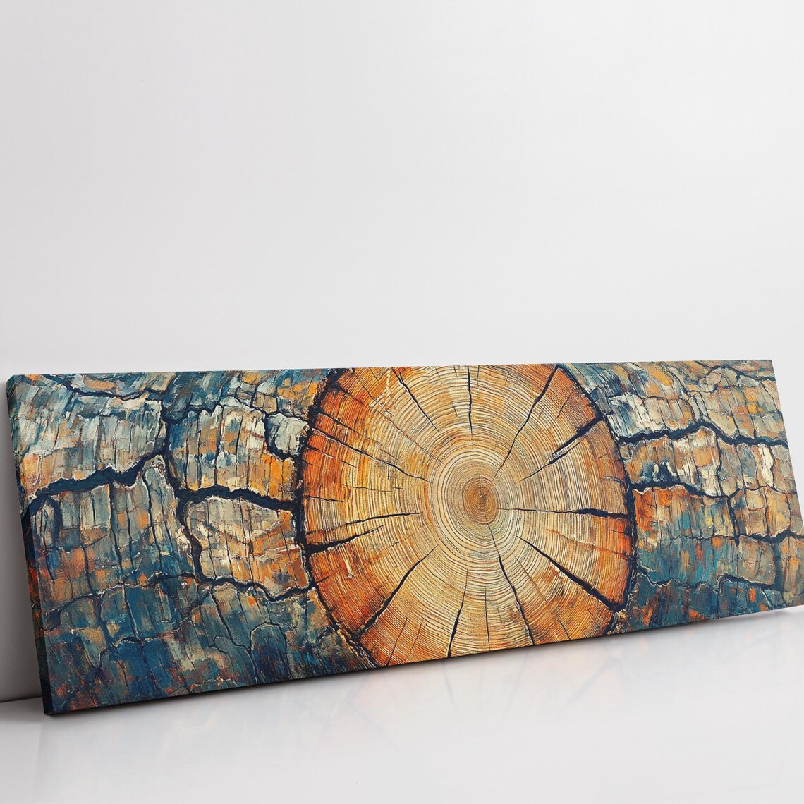 Rustic Tree Ring Art, Nature-Inspired Wall Decor