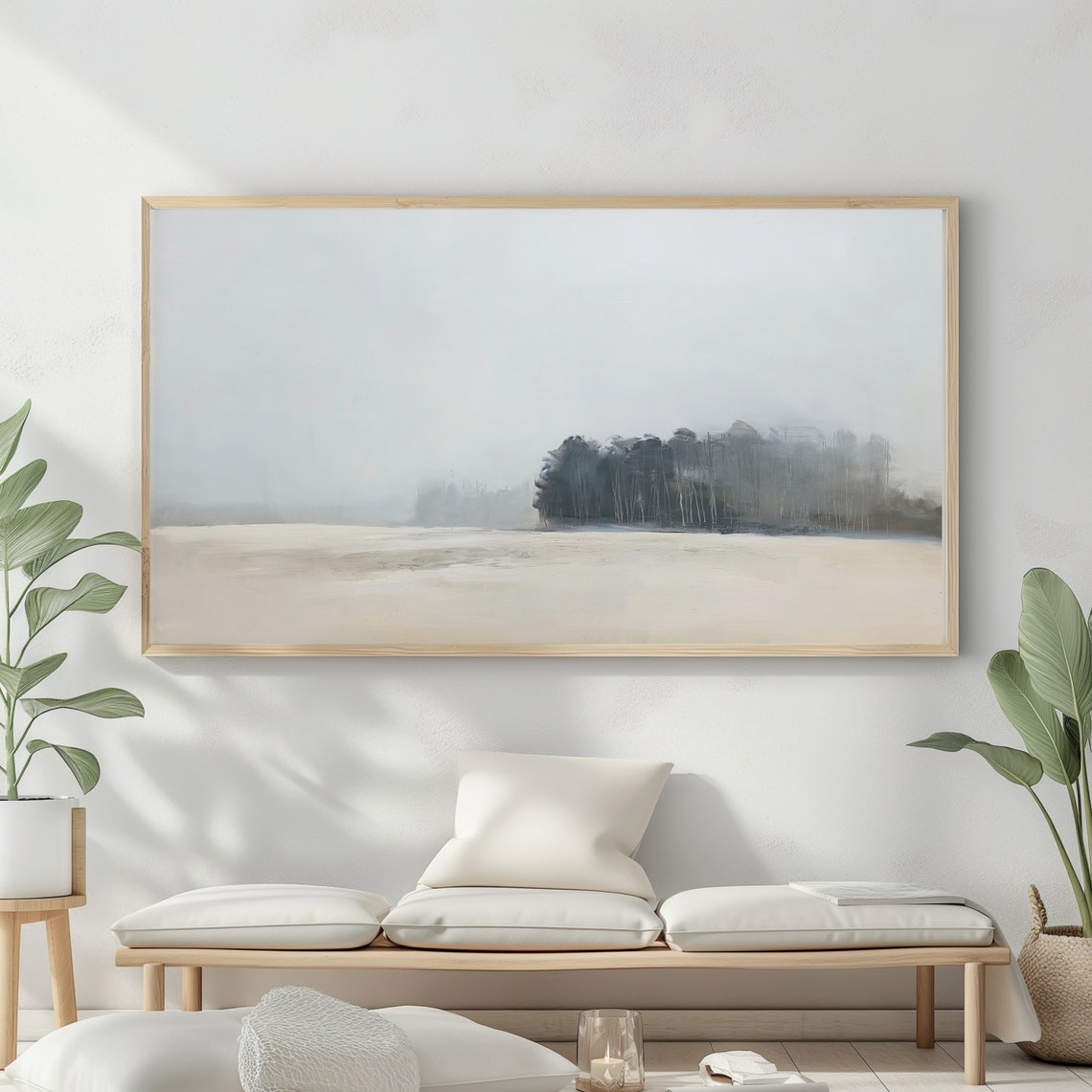 Moody Abstract Frame Tv Art Minimalist Art - Image 2