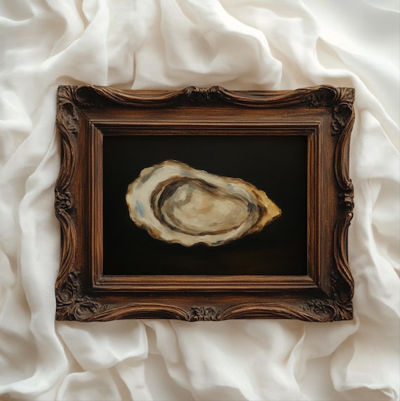 Oyster Art Print, French Kitchen Still Life